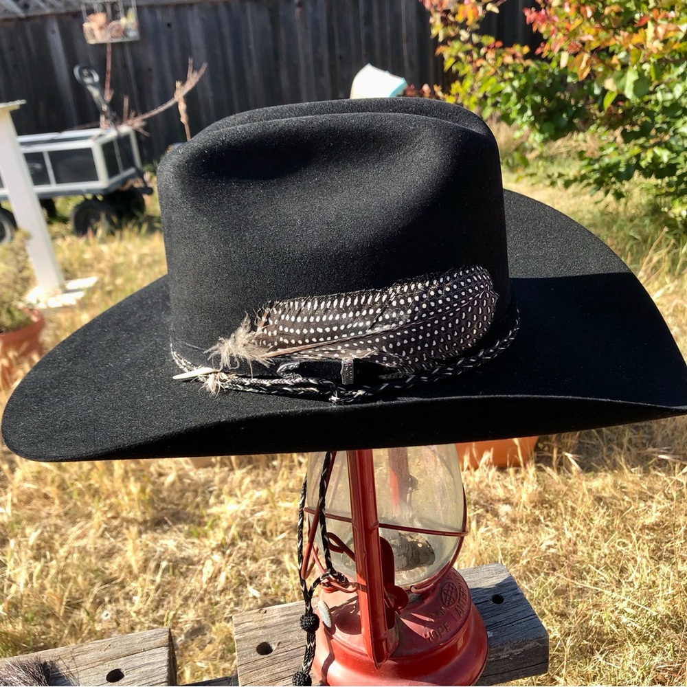 Serratelli 6 X Beaver black cowboy hat sz 6-7/8